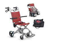 Karma I Transit Wheel Chair | Lightweight Aluminum Frame | Super Compact & Travel Friendly | Attendant Brakes