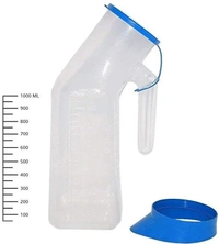 Plastic Urine Pot with Lid – 1000 ml Capacity | Portable & Hygienic
