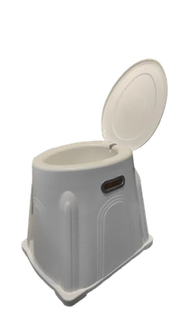 Plastic Commode Converter + Nitrile Black Gloves