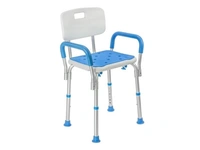 Bath Bench Shower Chair + Latex Gloves (White)