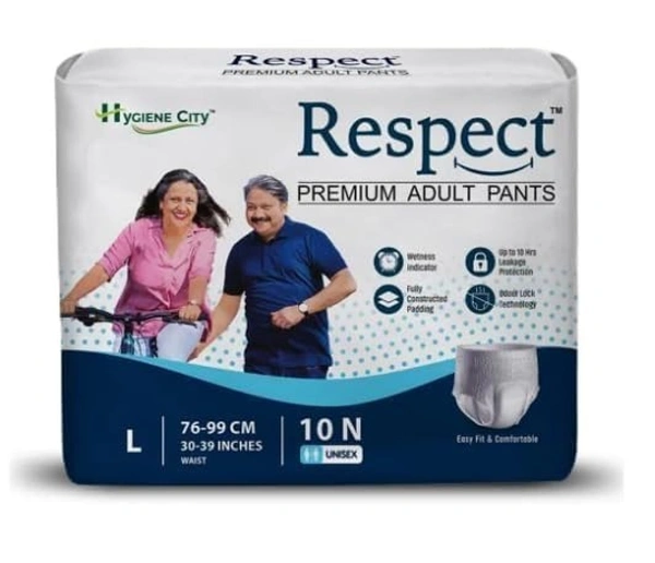 Respect Adult Diaper Pants | Large | Pull Up Style | Unisex