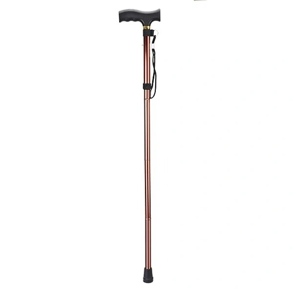 Walking Stick | Compact Folding Design | Adjustable Height | Anti Slip Base