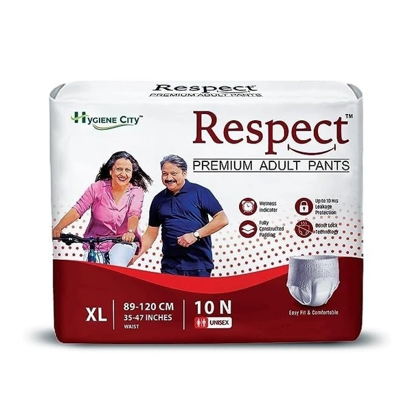 Respect Adult Diaper Pants | XL | Pull Up Style | Unisex