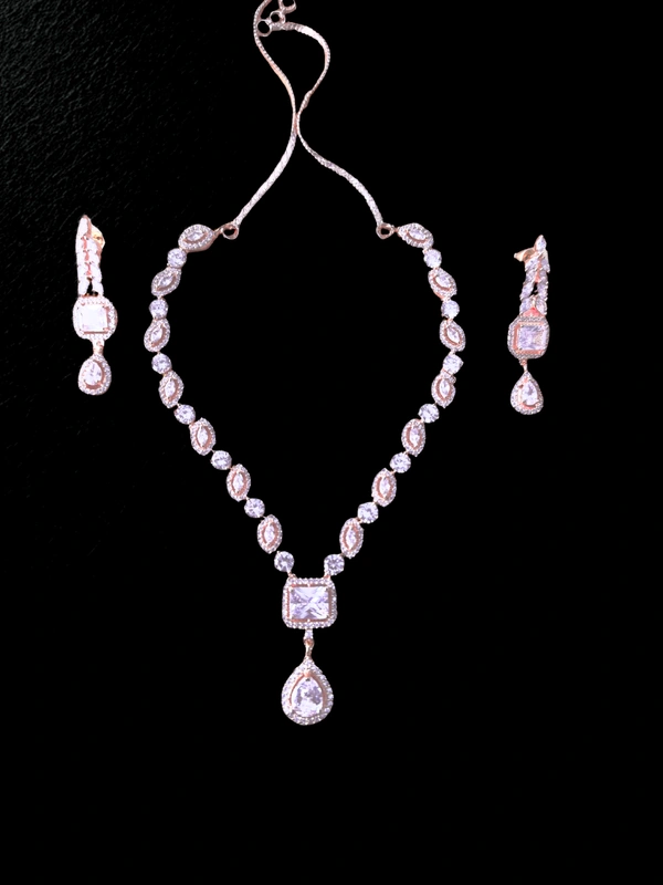 Radhika American Diamond - 23 cms, White, 29 gms