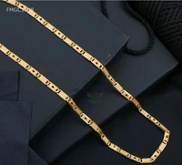 Mini Dimond Cut Nawabi Gold Plated chain C1148 - Gold, All