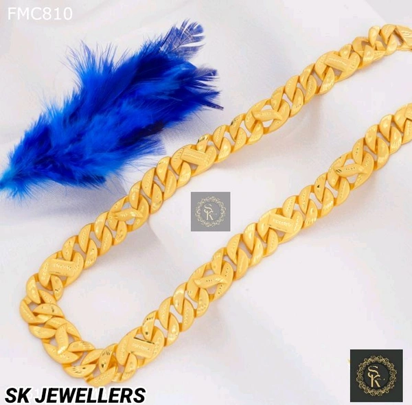 SK JEWELLERS Owel Cross Cut Pocket Chain For Men