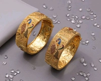 SK JEWELLERS 1mg peacock Print Bangles For Women. 