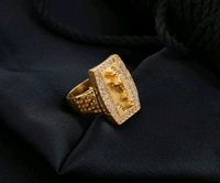 SK JEWELLERS Long Jaugar AD Gold Plated Gold Ring For Men  - 28*22*24*26*16*30*18*20