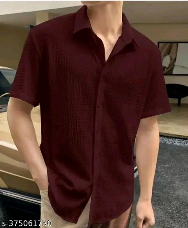 Imported Popcorn Stylish Shirts For Mens  - Maroon, XL