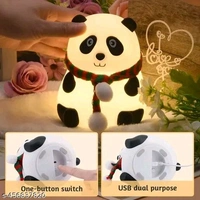 Cute 🥰 Panda 🐼 Table Lamps Silicone