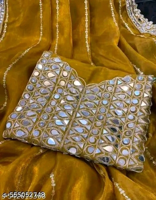 Royal Gold Attractive Sarees
 - Raw Sienna, Free Size