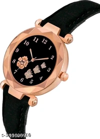 Fabulous Women Analog Watches With (Free Necklace And Tops Set )

 - Black, Free Size