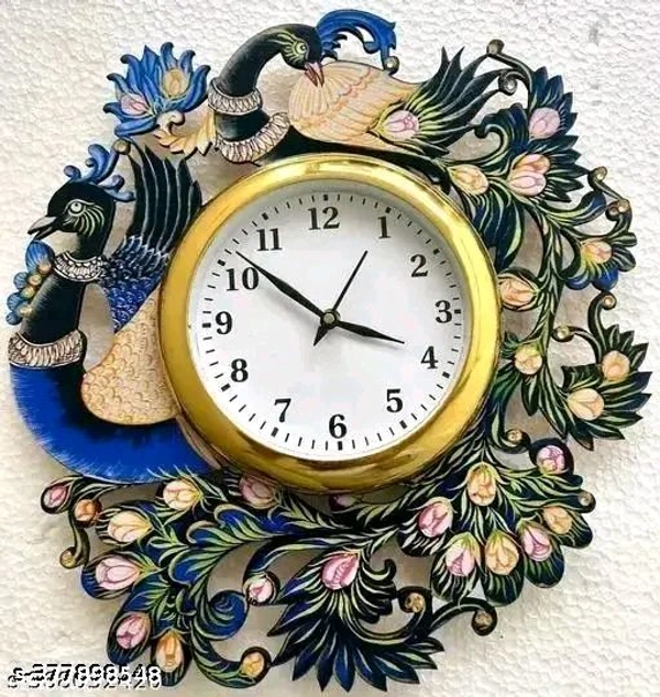 Beautiful 😍 Peacock 🦚 Clock ⏰ 


