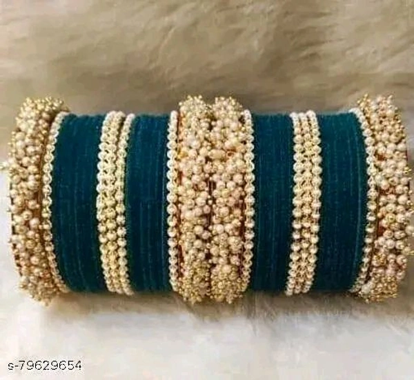 Allure Chic Bracelet & Bangles - Pine Green, 2.6