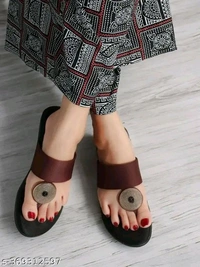 Retro Walk Fashionable Latest Flats For Girls And Women - 6