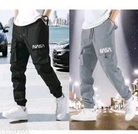 Pack Of 2 || Mens Multicolor Fashionable
Track Pants || Track Pant For Men || Track Fo... - 32