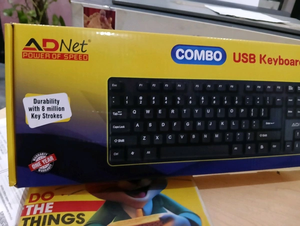 Usb Keyboard And Mouse Combo - Black