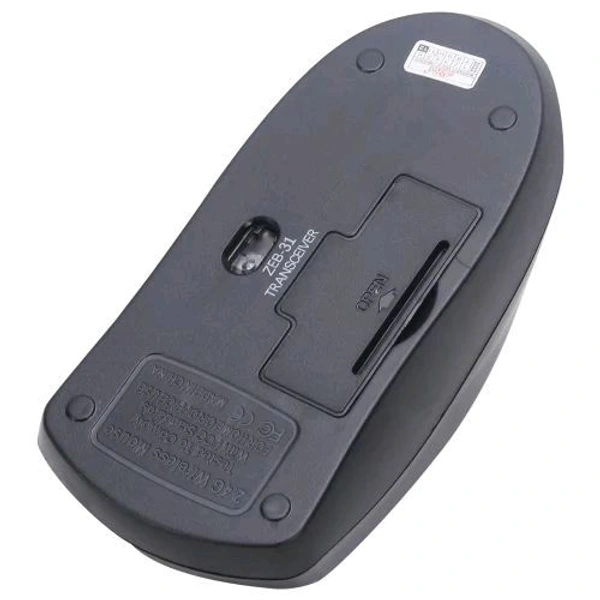 Wireless Adned Mouse Black  - Black