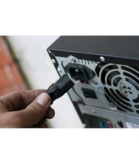 Power Cable Desktop  - Black