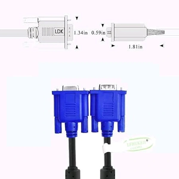 Vga Cable  - Black