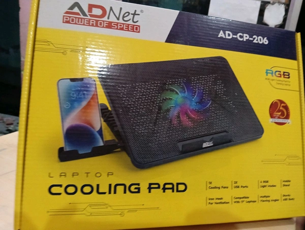 Laptop Stand Colling Pad RGB LIGHT