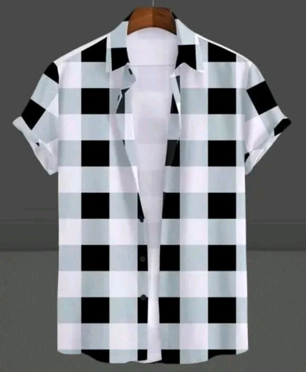 Classic Designer Men Shirts
Name: Classic Designer Men Shirts
Fabric: Lycra
Sleeve Length: Short Sleeves
Pattern: Striped
Net Quantity (N): 1
Sizes:
S (Chest Size: 38 in, Length Size: 28 in) 
M (Chest Size: 40 in, Length Size: 28.5 in) 
L (Chest Size: 42 in, Length Size: 29 in) 
XL (Chest Size: 44 in, Length Size: 30 in) 

Country of Origin: India - White, L