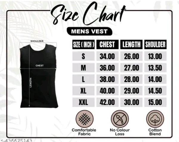 Mens Polyester Gym Vests SweatProof for Monsoon Pack of 2
Name: Mens Polyester Gym Vests SweatProof for Monsoon Pack of 2
 - Black, S