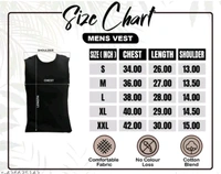 Mens Polyester Gym Vests SweatProof for Monsoon Pack of 2
Name: Mens Polyester Gym Vests SweatProof for Monsoon Pack of 2
 - Black, L