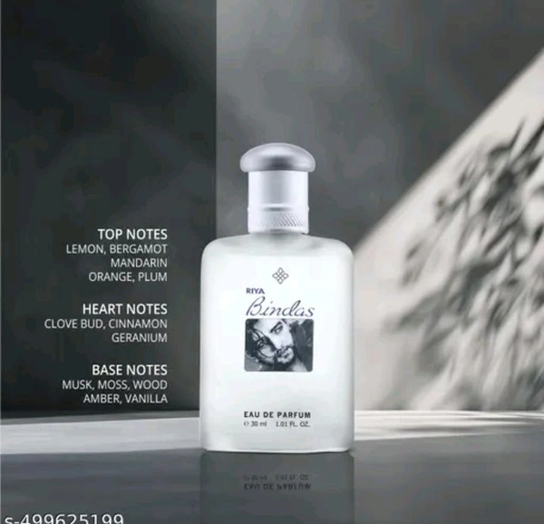 Bindas GenZ  Men Eau De Parfum | 30 ml
Name: Bindas GenZ  Men Eau De Parfum | 30 ml
Product Name: Riya Bindas GenZ  Men Eau De Parfum | 30 ml - 30 ml