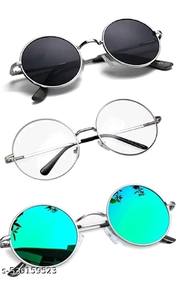Fashion Stylish Modern Trending Fashion Combo Sunglasses for Men and Women (Pack of 3)
Name: Fashion Stylish Modern Trending Fashion  - Free Size