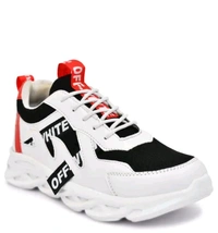 Unique Fabulous Men White Sports Shoes
Name: Unique Fabulous Men White Sports Shoes
 - White, IND-6