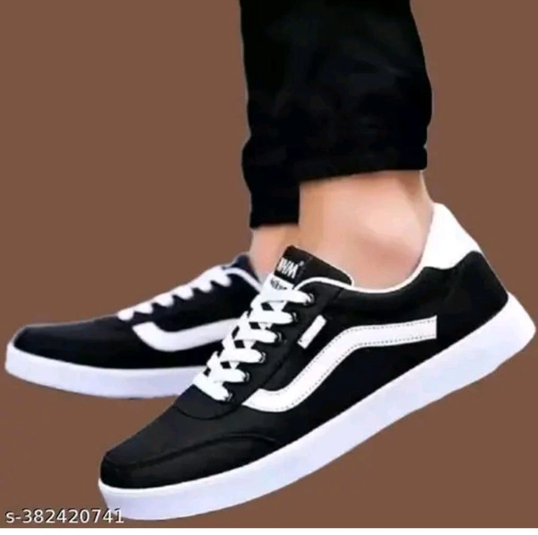 COOPERWINGS Men's Stylish Casual Sports Walking Sneakers Shoes For Boys And Men
 - Black, IND-5