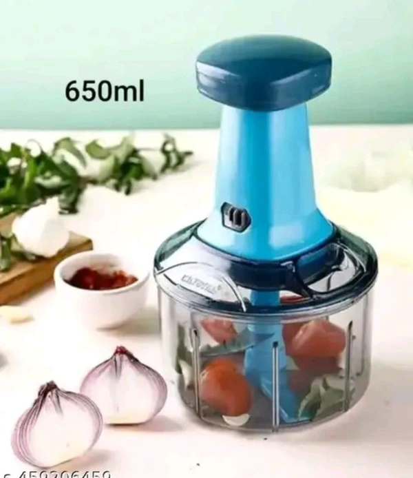 halston India Heavy Duty Large Manual Speedy Hand Press Food Chopper Mixer Cutter Hand Held Chopper Twister Gaint Push Choper to Chop & Cut  - Free Size