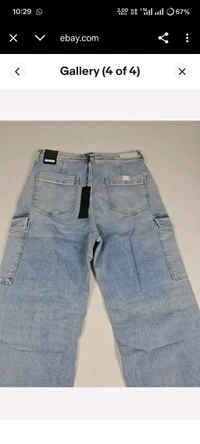 Replay W8149A Drewby Wide Straight Leg Relaxed Fit Men Jeans Pants Sz 28 30 32 - Sinbad, 30