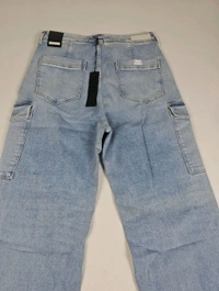 Replay W8149A Drewby Wide Straight Leg Relaxed Fit Men Jeans Pants Sz 28 30 32 - Sinbad, 30