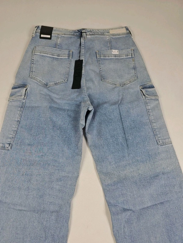 Replay W8149A Drewby Wide Straight Leg Relaxed Fit Men Jeans Pants Sz 28 30 32 - Sinbad, 30