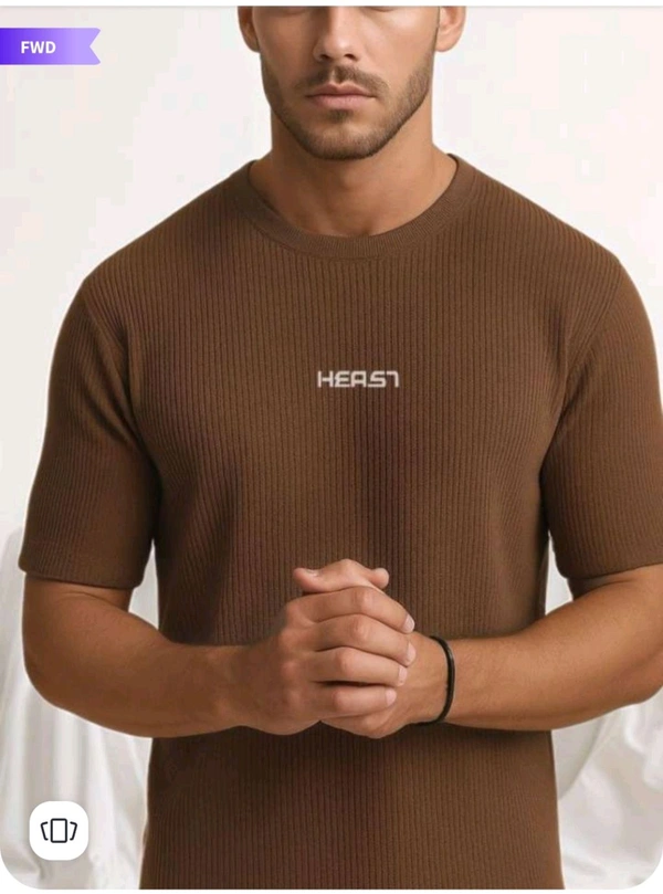 Self Design Short Sleeves T-shirt - Carnaby Tan, L
