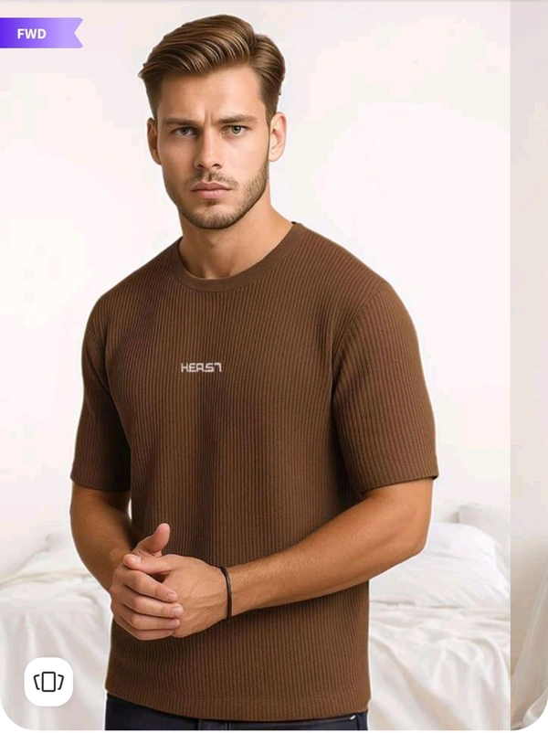 Self Design Short Sleeves T-shirt - Carnaby Tan, L