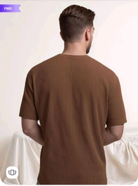 Self Design Short Sleeves T-shirt - Carnaby Tan, L