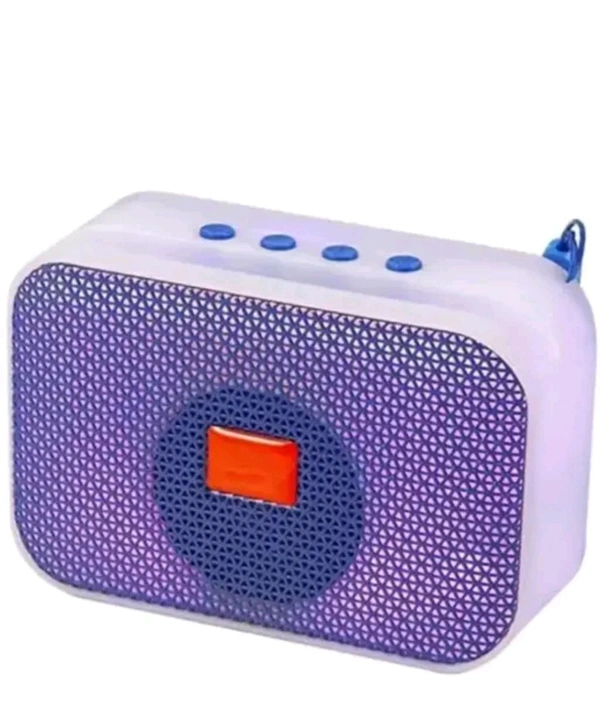 PORTABLE BLUETOOTH SPEAKER Dynamic Thunder Sound with High Bass 5 W Bluetooth Speaker 1200mAh Battery (Multicolour) - Cornflower Blue
