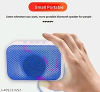 PORTABLE BLUETOOTH SPEAKER Dynamic Thunder Sound with High Bass 5 W Bluetooth Speaker 1200mAh Battery (Multicolour) - Cornflower Blue