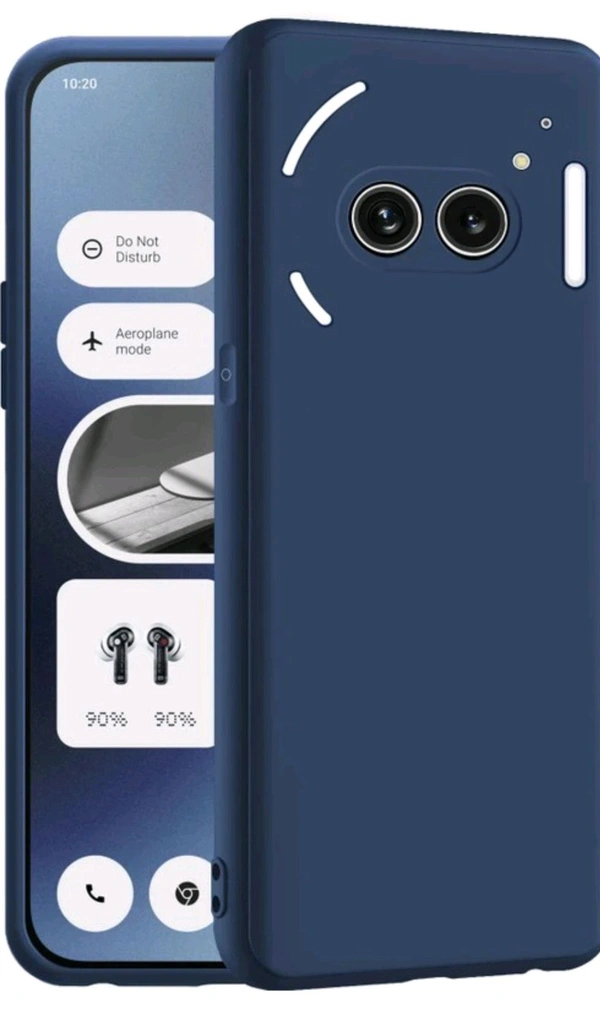 Back Cover for Nothing Phone 2a / Phone 2a Plus (5G) (Blue, Dual Protection, Silicon, Pack of: 1) - Blue