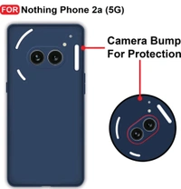 Back Cover for Nothing Phone 2a / Phone 2a Plus (5G) (Blue, Dual Protection, Silicon, Pack of: 1) - Blue