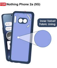 Back Cover for Nothing Phone 2a / Phone 2a Plus (5G) (Blue, Dual Protection, Silicon, Pack of: 1) - Blue
