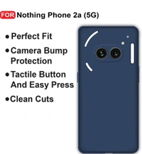 Back Cover for Nothing Phone 2a / Phone 2a Plus (5G) (Blue, Dual Protection, Silicon, Pack of: 1) - Blue