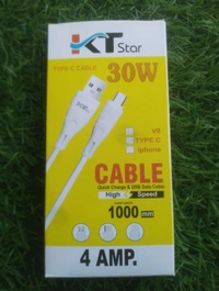 Mobile Charging 4 Ampere 30 Wat Charging Cable