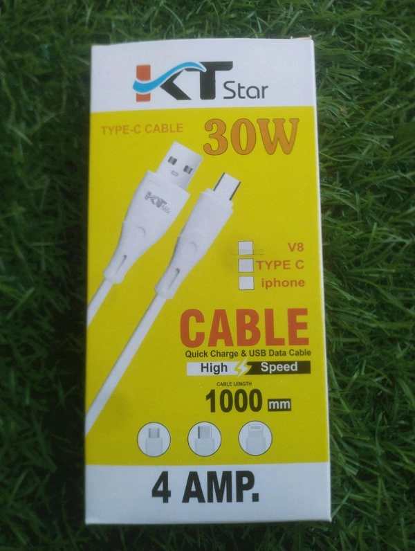 Mobile Charging 4 Ampere 30 Wat Charging Cable
