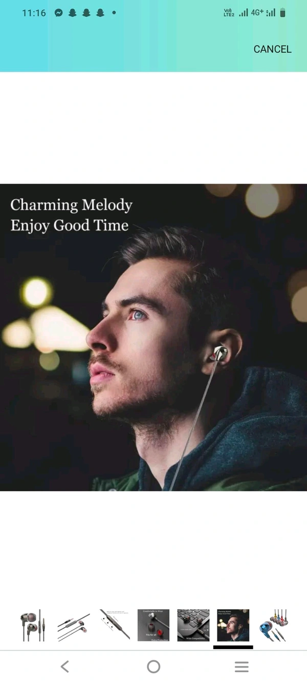 Earphone Earphoneआपको लेना है तो फोटो को स्क्रीनशॉट ले। नीचे दिए गए व्हाट्सएप पर फोटो भेजें। तभी आपका ऑर्डर कंफर्म किया जाएगा। सही सलामत आपके घर पर भेज दिया जाएगा। अपना एड्रेस व्हाट्सएप पर भारी बोले और बच्