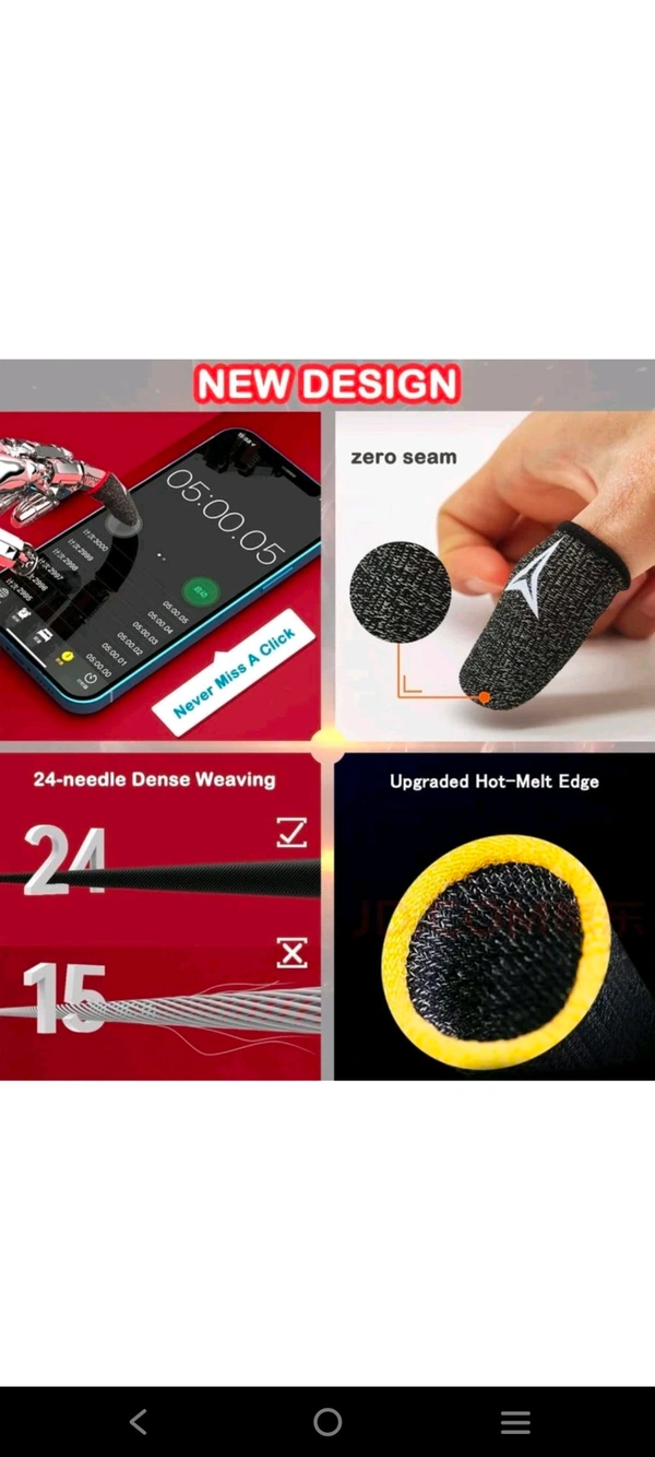 Game Khelne Wala Gloves Free Fire Khelne Wala Gloves Finger Gloves 1  Piece