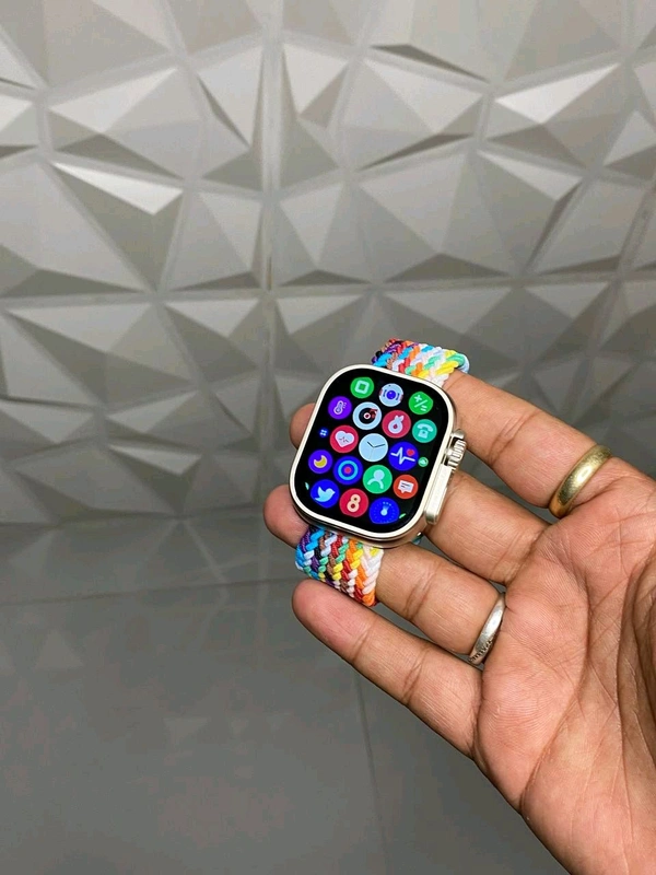  🔥 *I20 Ultra Max Suit combo* 🔥

*Pesa vasol combo*

*What's in box 📦:-*

• 1 wireless charger
• 7 different straps
• 1 series9 Dail
• 1 user manual
• 1 Airpods pro2
• 1 watch cover

*Specifications:-* 

    ✨ 2.03 Super amoled display 

- 7 In 1 Straps
- 45mm dial size
- with strap lock 
- 2.09 inch display 
- Wireless charger 
- premium quality - Web Orange, Free